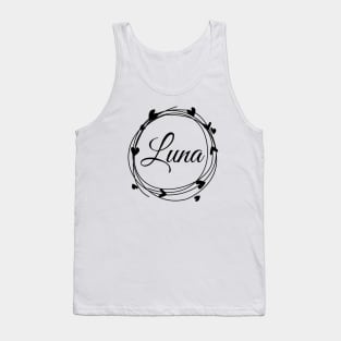 Luna name cute design Tank Top